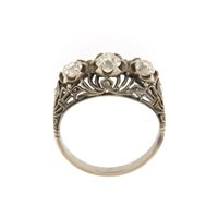 Anneau Goldside Femme in Or Diamante AN.GS0026